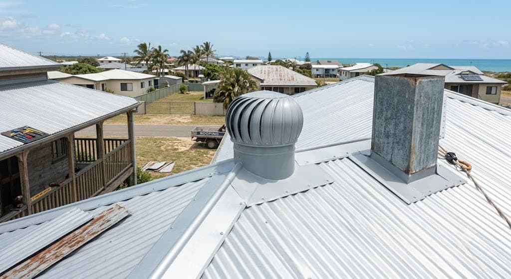 Whirlybird roof ventilator installed on an Bundaberg roof
